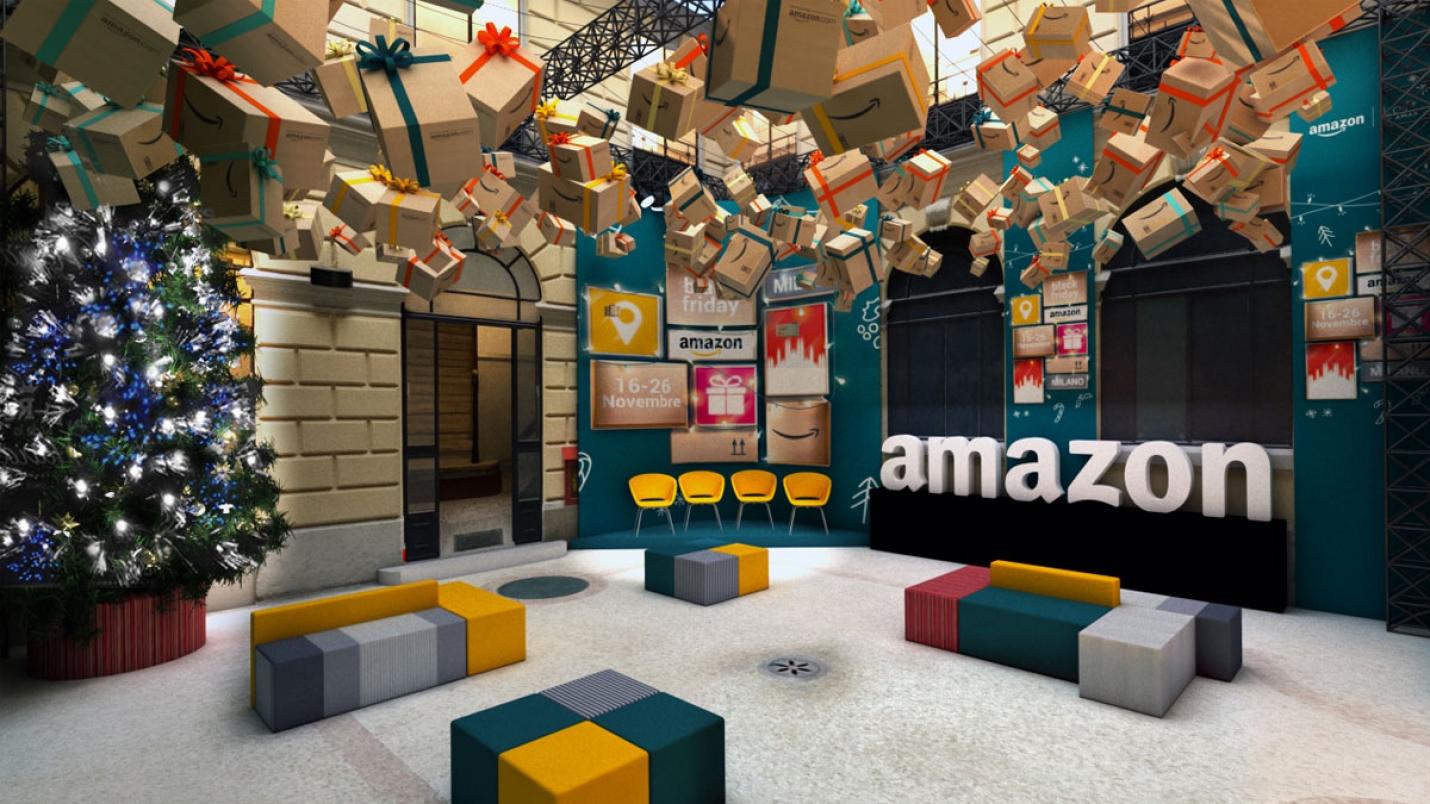 Amazon: apre il “Loft for Xmas” a Milano